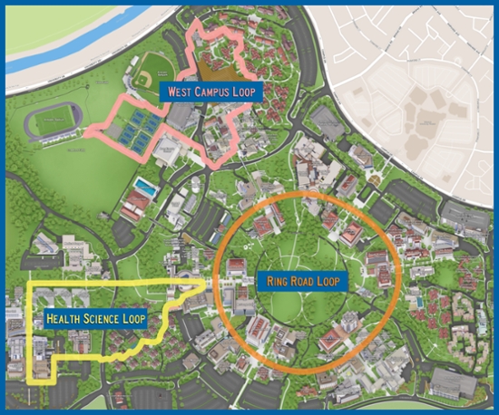 uc irvine campus map